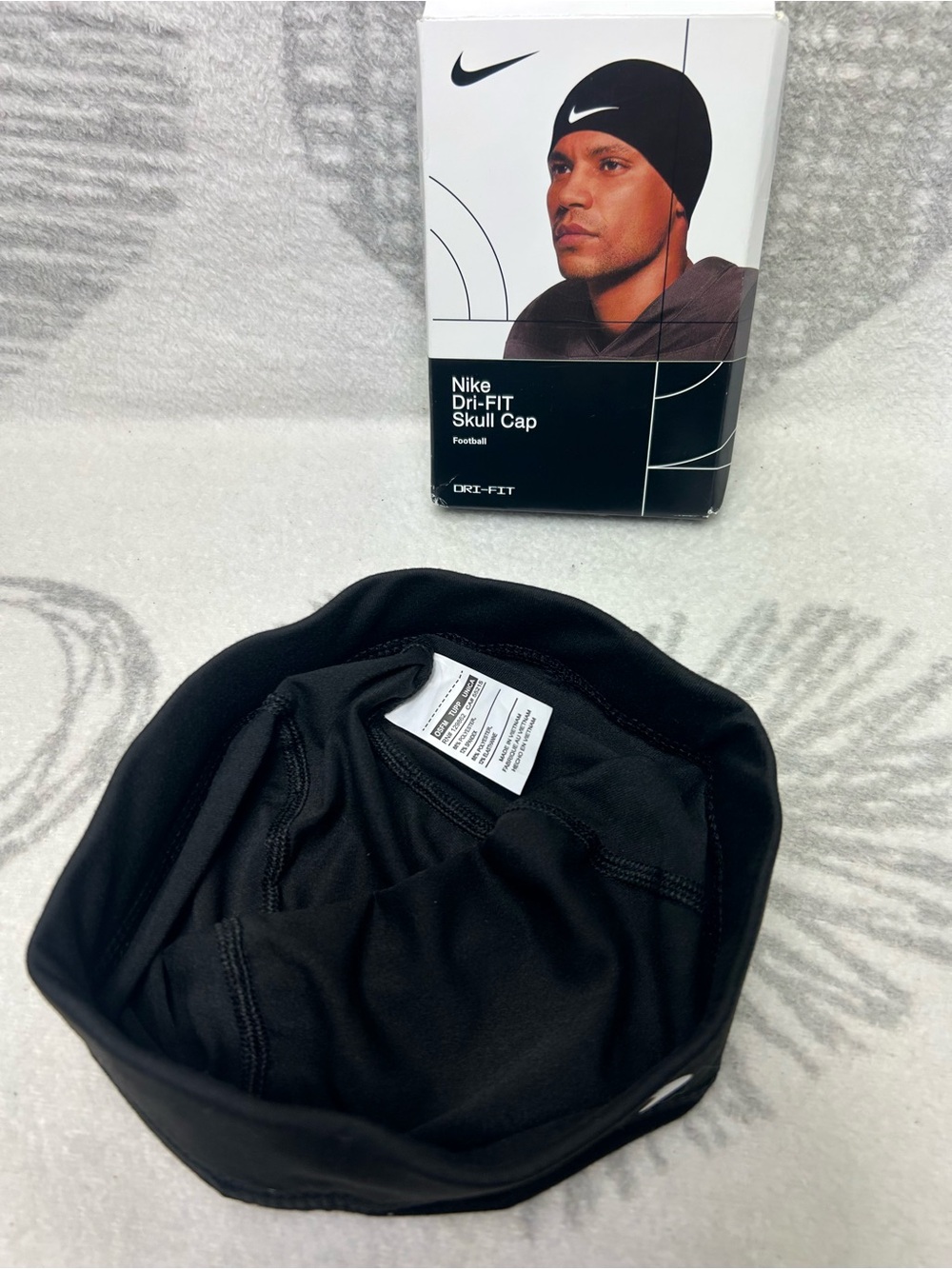 Nike Dri-FIT Knit Skull Cap Dri-FIT Black Men's Football Performance Headwear - Picture 5 of 5